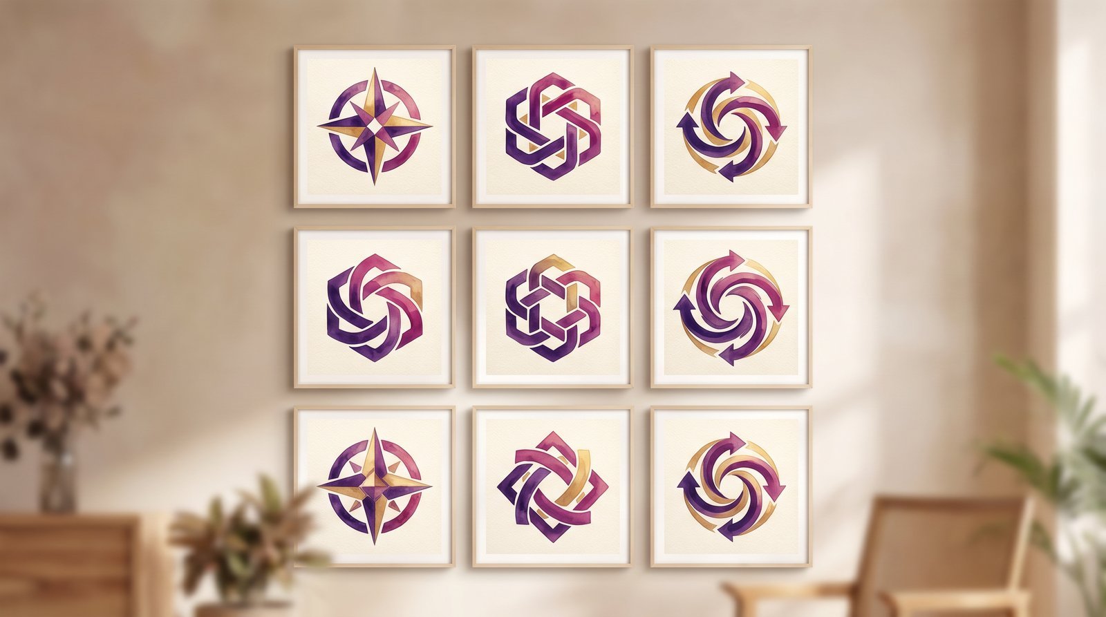 寸止挑战合作影视动漫品牌Logo墙